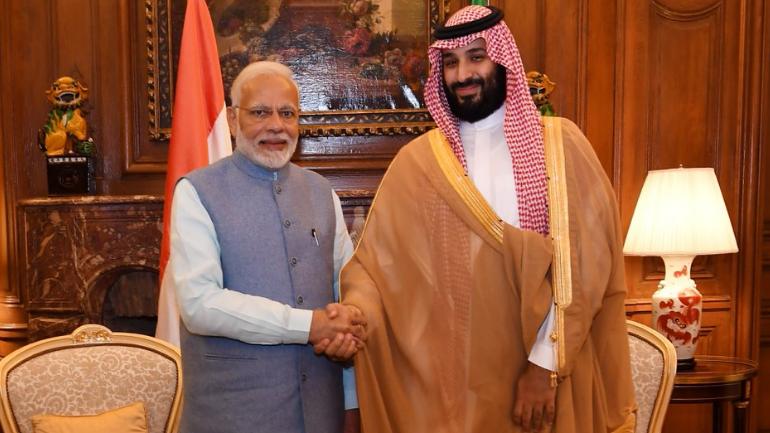 Modi meets Saudi Crown Prince