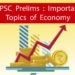 UPSC Prelims Important Topics of Economy
