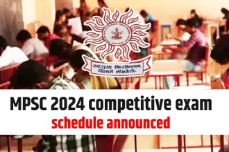 MPSC 2024 competitive exam schedule announced